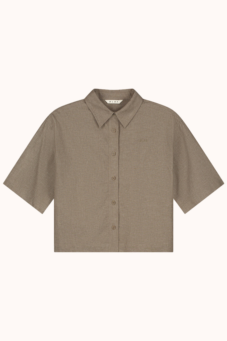 LINEN SHORT SLEEVE SHIRT