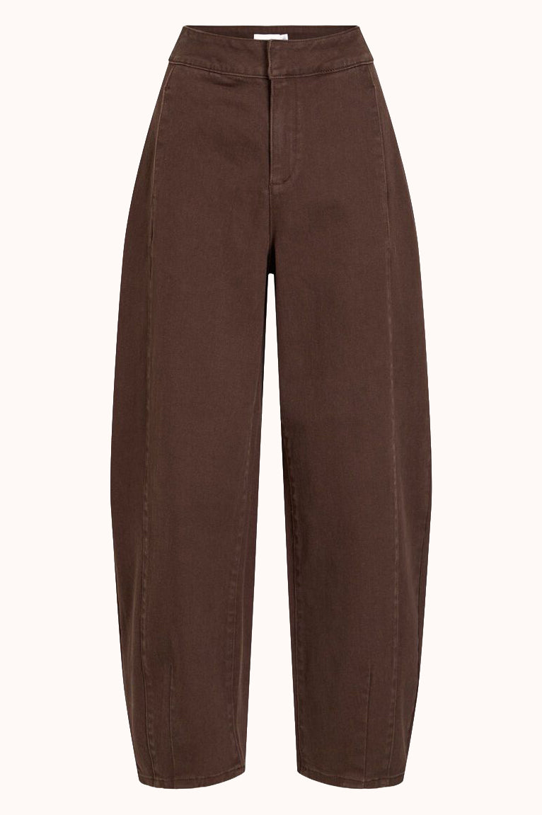 VICHIA HIGH-WAIST BARREL JEANS
