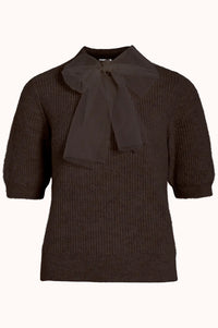 VIITZA O-NECK 2/4 BOW KNIT