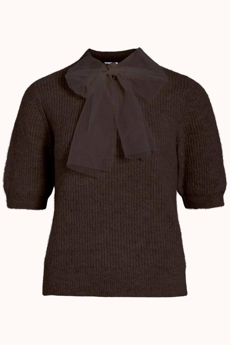 VIITZA O-NECK 2/4 BOW KNIT