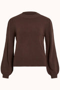 VIRIL TURTLE-NK BALLOON L/S TOP