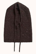 VIKENZIA SEQUIN KNITTED BALACLAVA
