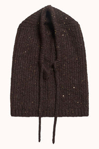 VIKENZIA SEQUIN KNITTED BALACLAVA