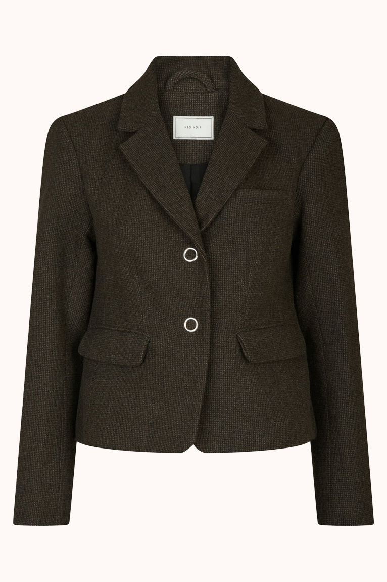 Waed Mini Check Blazer