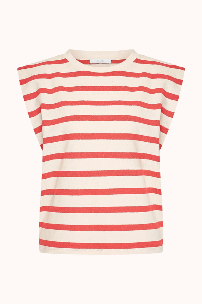 Diede Stripe top - Rood