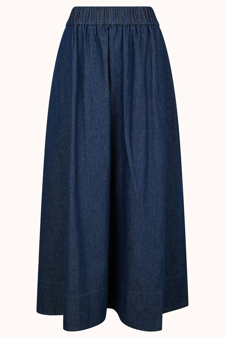 Yara Denim Long Skirt