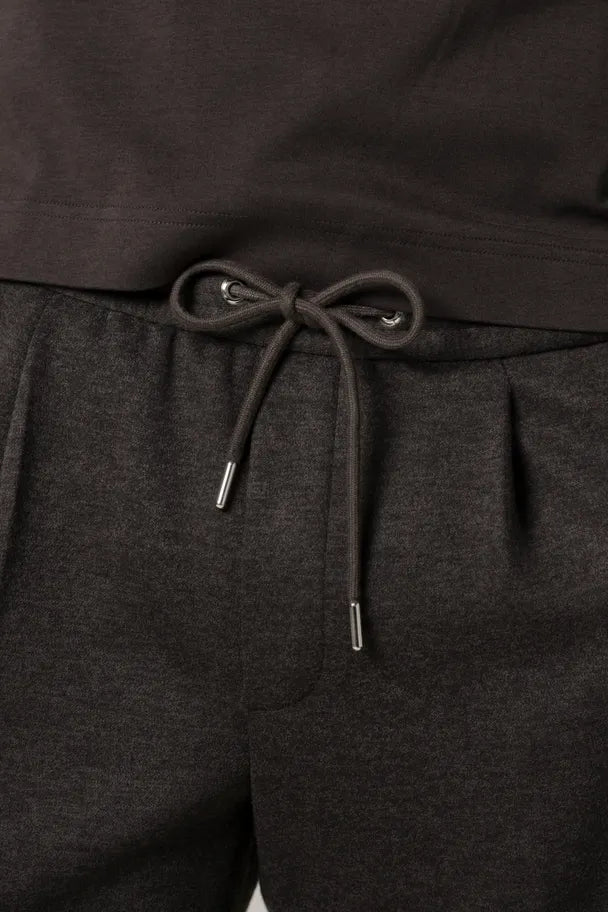 Donkerbruine knitted sportcord