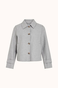 VIJUICE L/S SHORT JACKET - Grijs