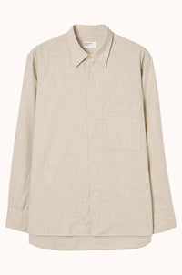 SQUARE POCKET SHIRT ECRU