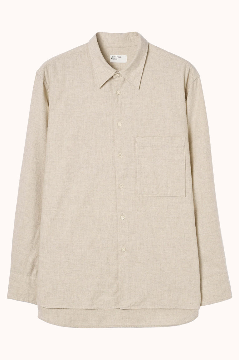 SQUARE POCKET SHIRT ECRU