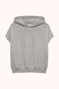 Sleeveless sweater with hoodie - Grijs