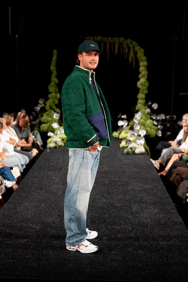 Twill pocket polar fleece