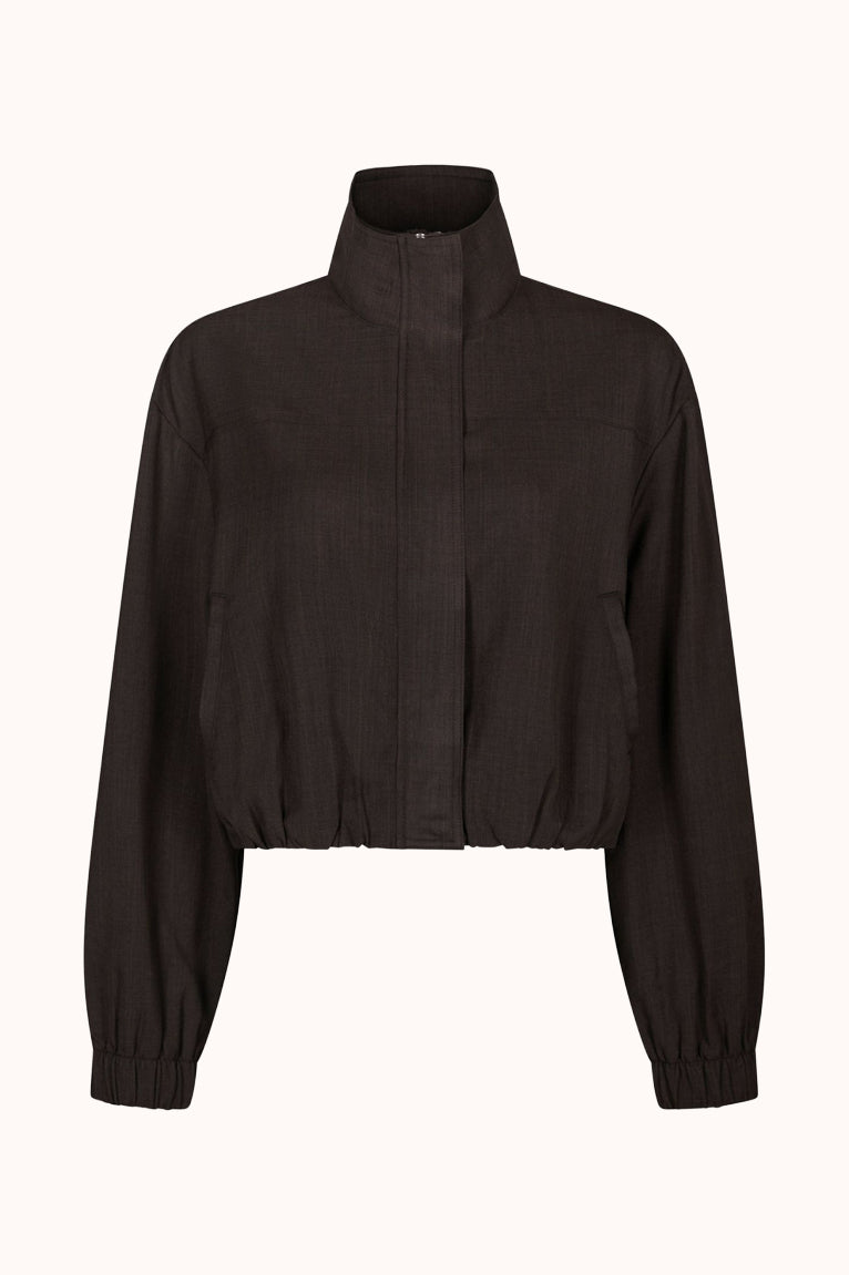 Felicity Zip Blouse - Bruin