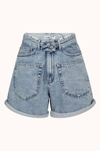 Flip Waist Shorts - Blauwe Jeans