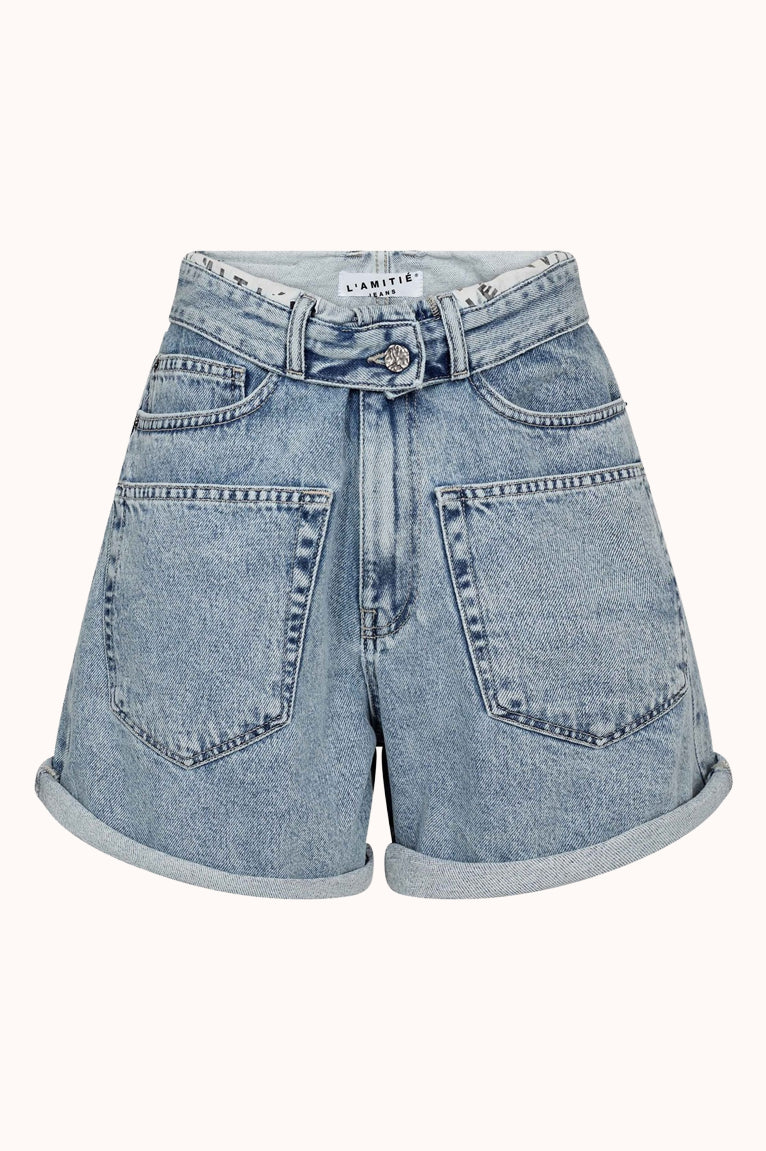 Flip Waist Shorts - Blauwe Jeans
