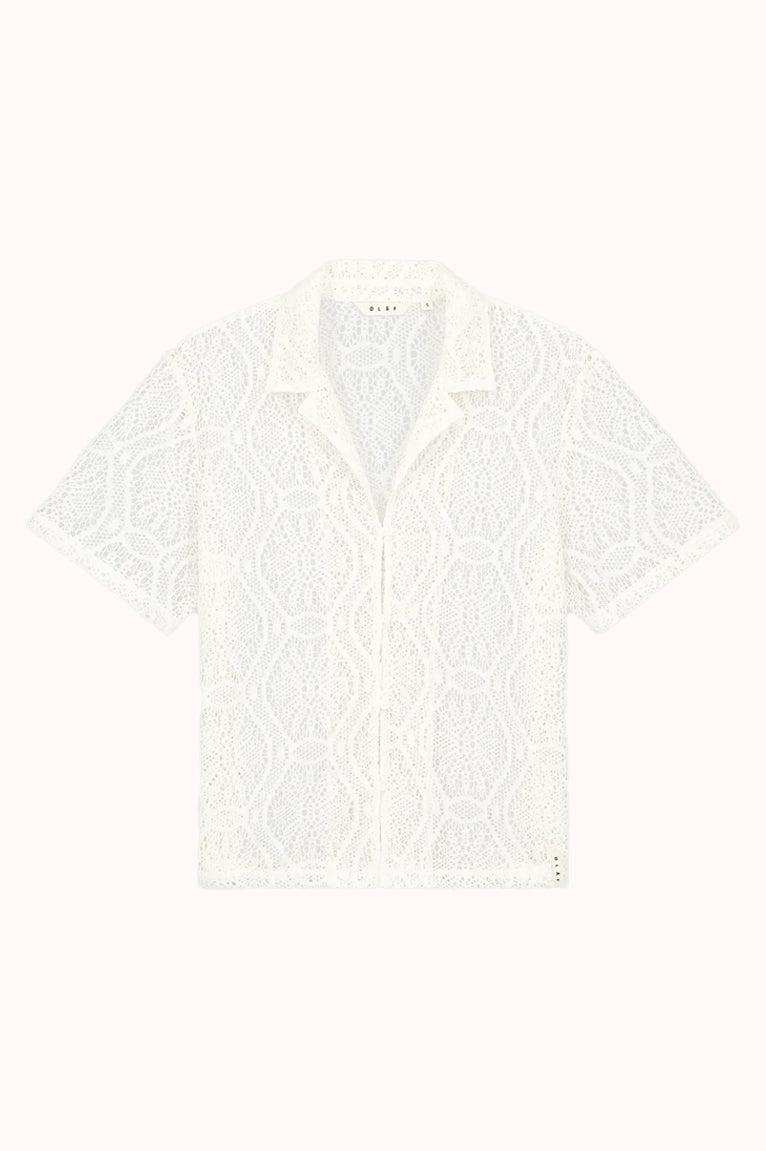 LACE CAMP SHIRT SS