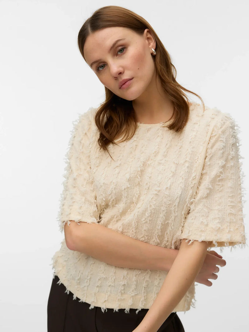 AWDESTINY 2/4 O-NECK TOP