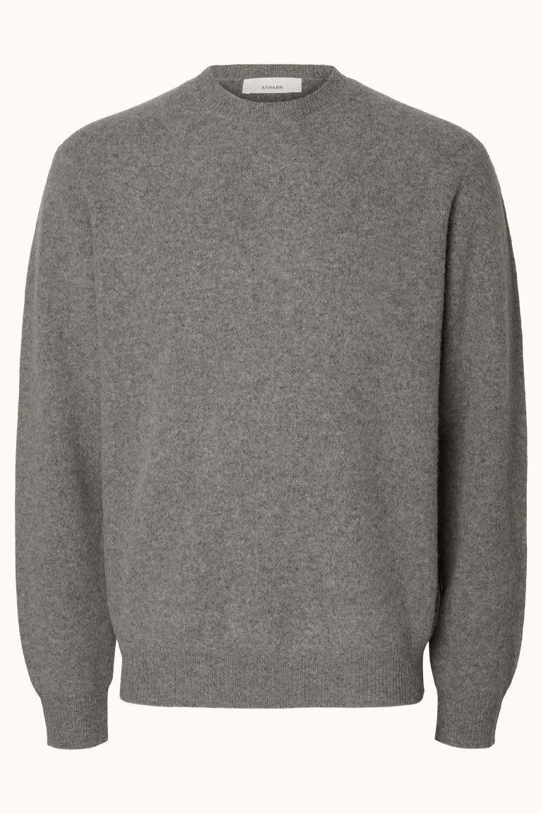 ANRRAGI LS KNIT WOOL CREW