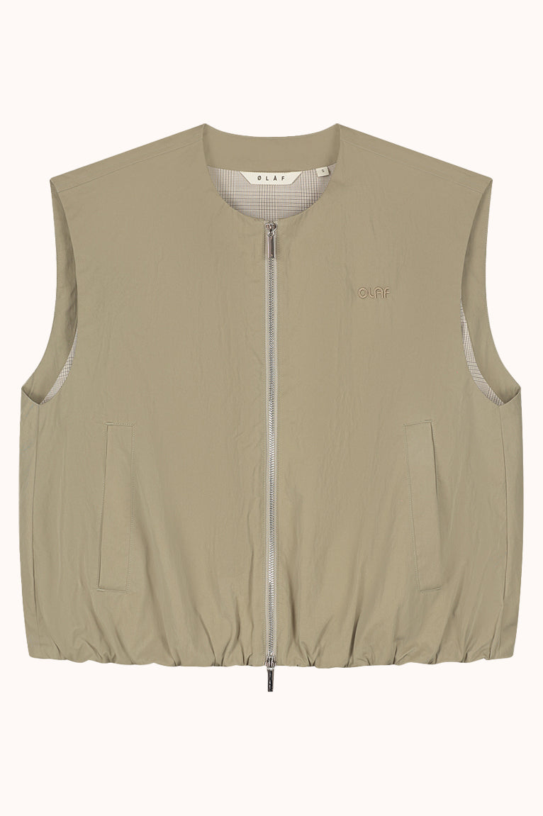 ZIP UP GILET
