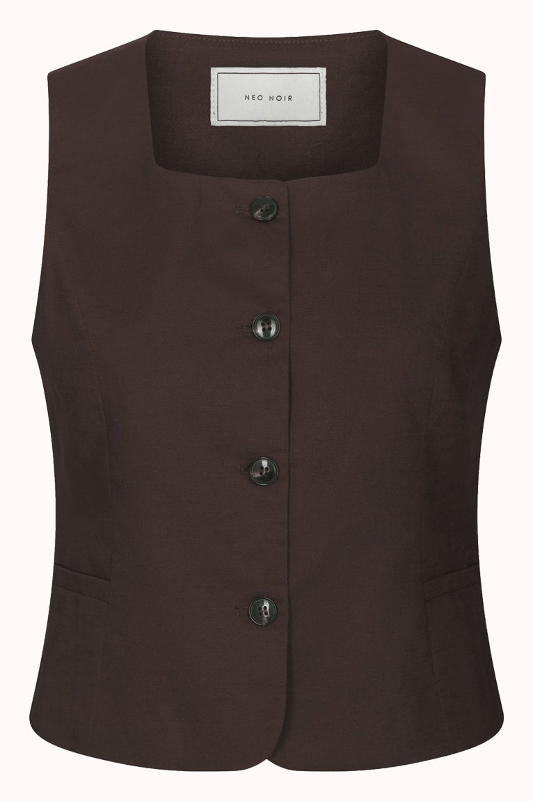 Yula Linen Waistcoat