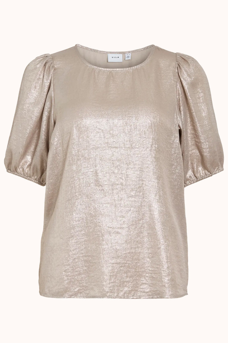VIMETALLA O-NECK 2/4 TOP