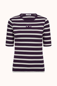 GrannyCC Rib SS T-Shirt - Paars