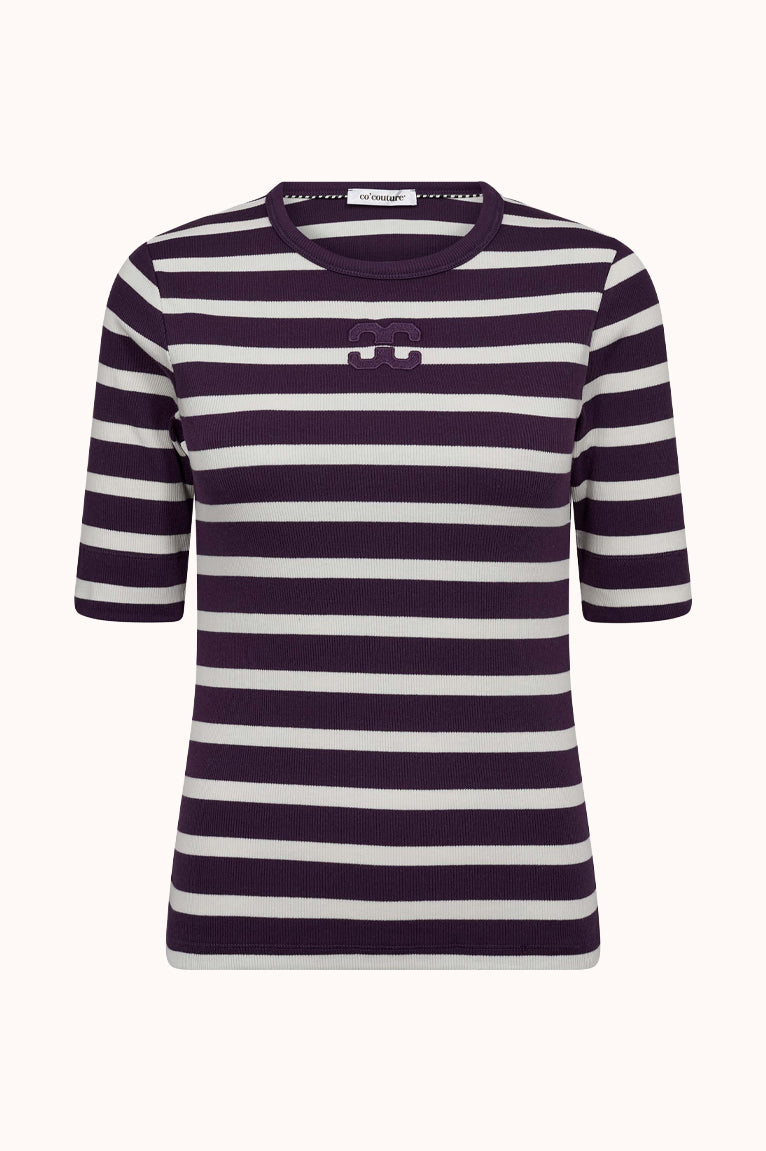 GrannyCC Rib SS T-Shirt - Paars