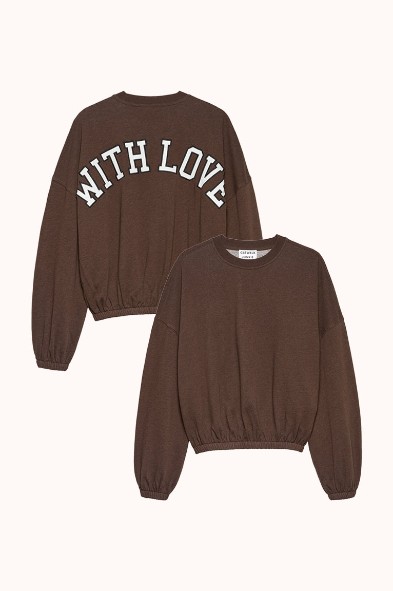 Oversized graphic sweater - Bruin