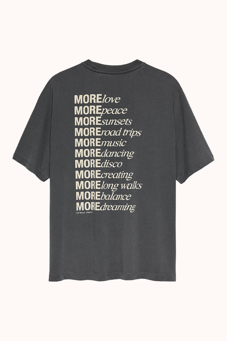 Oversized graphic Tshirt - Carbon