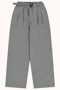 Two Tuck Wide Pants (Light Grey)