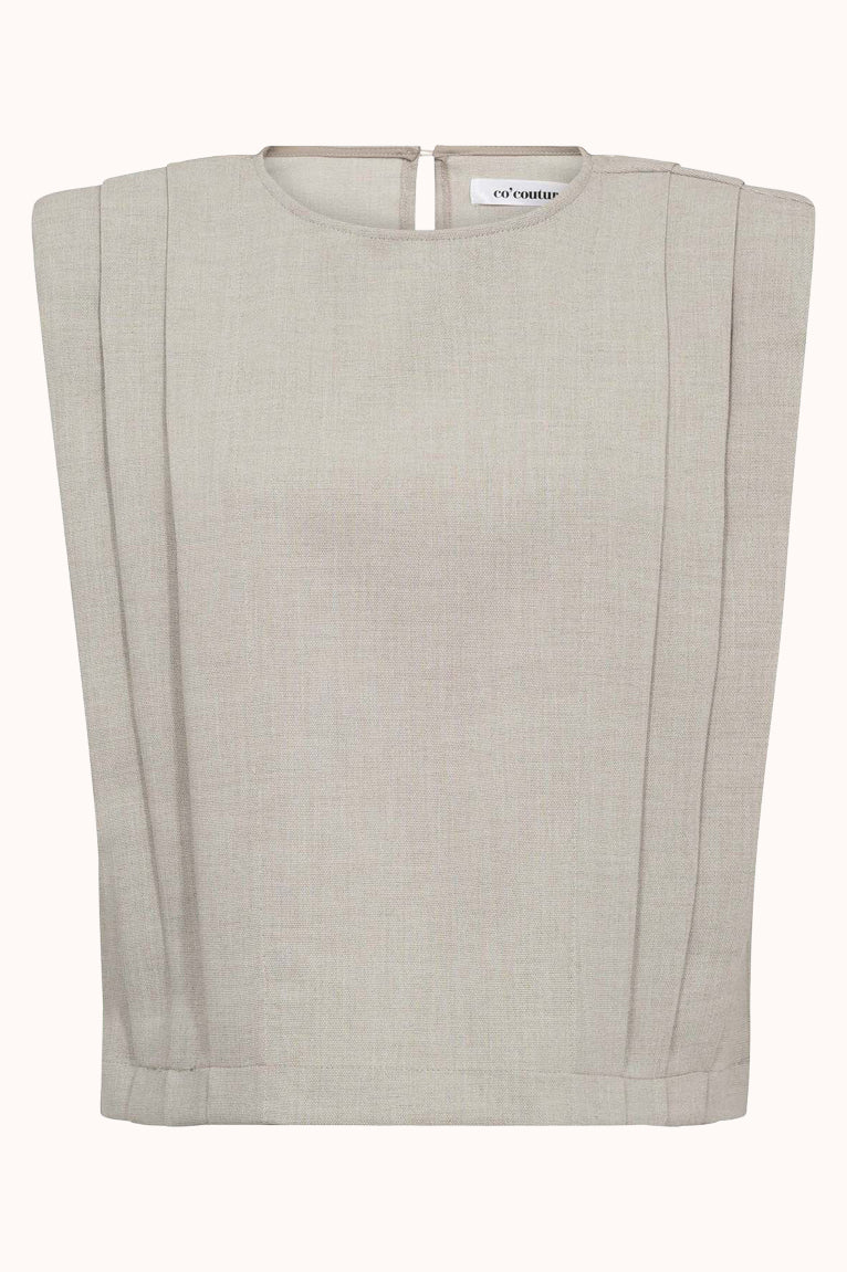 MavaCC Padded Pleat Top