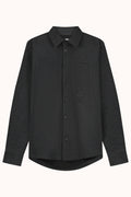 Double Face Boxy Shirt - Charcoal