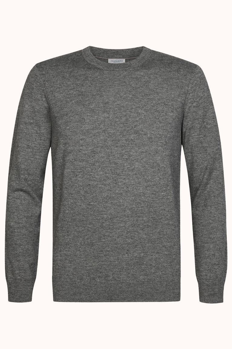 PULLOVER CREW NECK GREY
