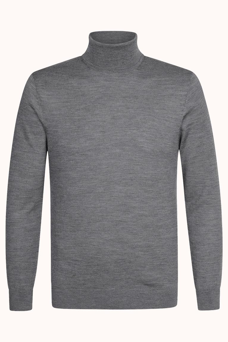 PULLOVER ROLL NECK D GREY