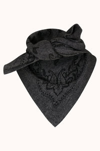 Adelina Paisley Knit Scarf