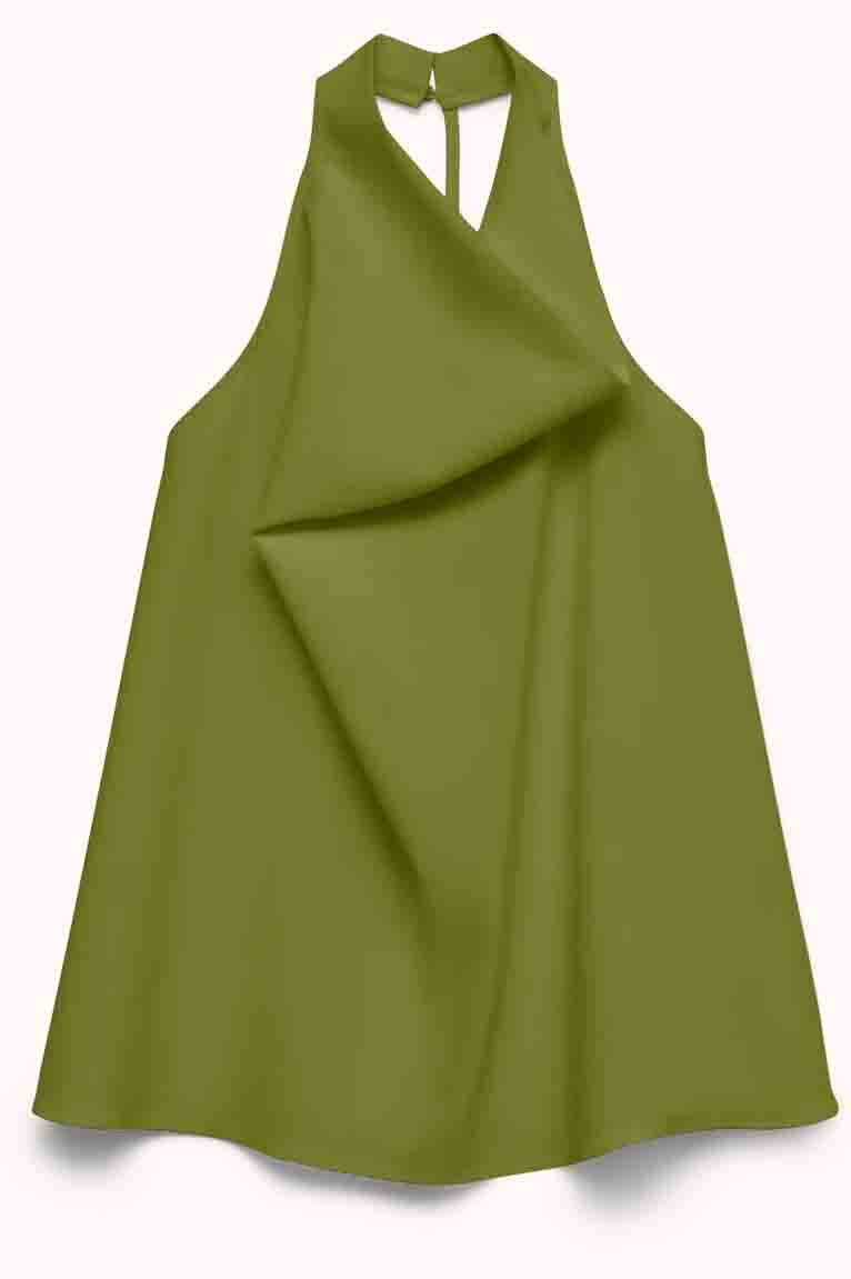 AWDIXIE SL WATERFALL HALTERNECK TOP