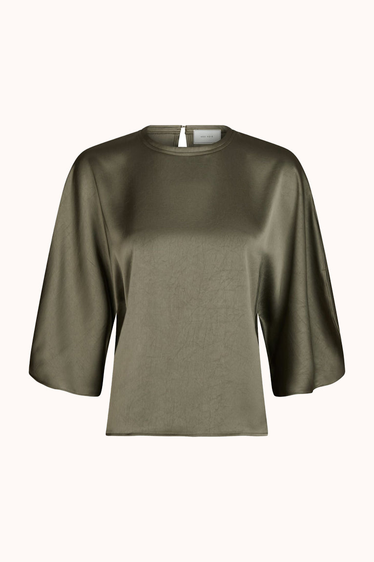 Liora Heavy Sateen Blouse
