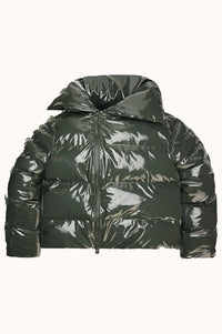Alta short puffer - Groen
