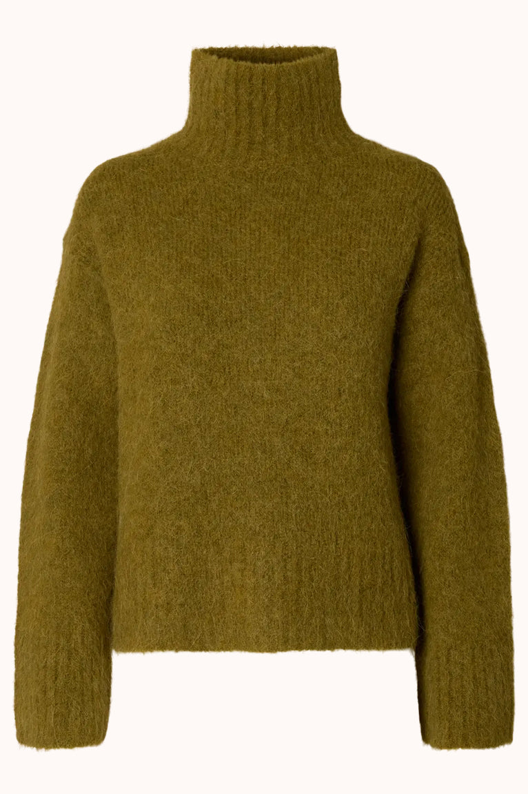 SLWGABRIELLA LS KNIT HIGH NECK