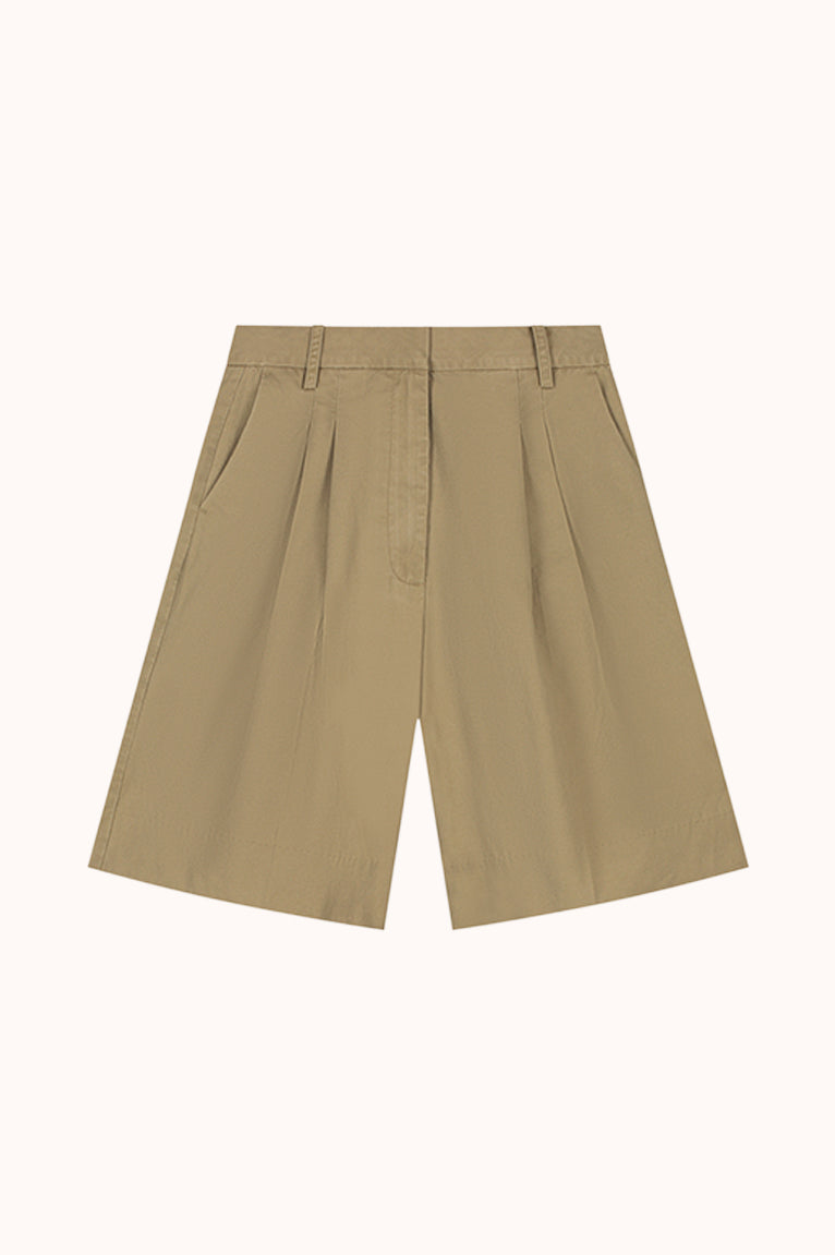 HERRINGBONE TAILORED SHORTS