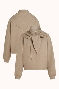 HILDE SWEAT _ Natural Melange
