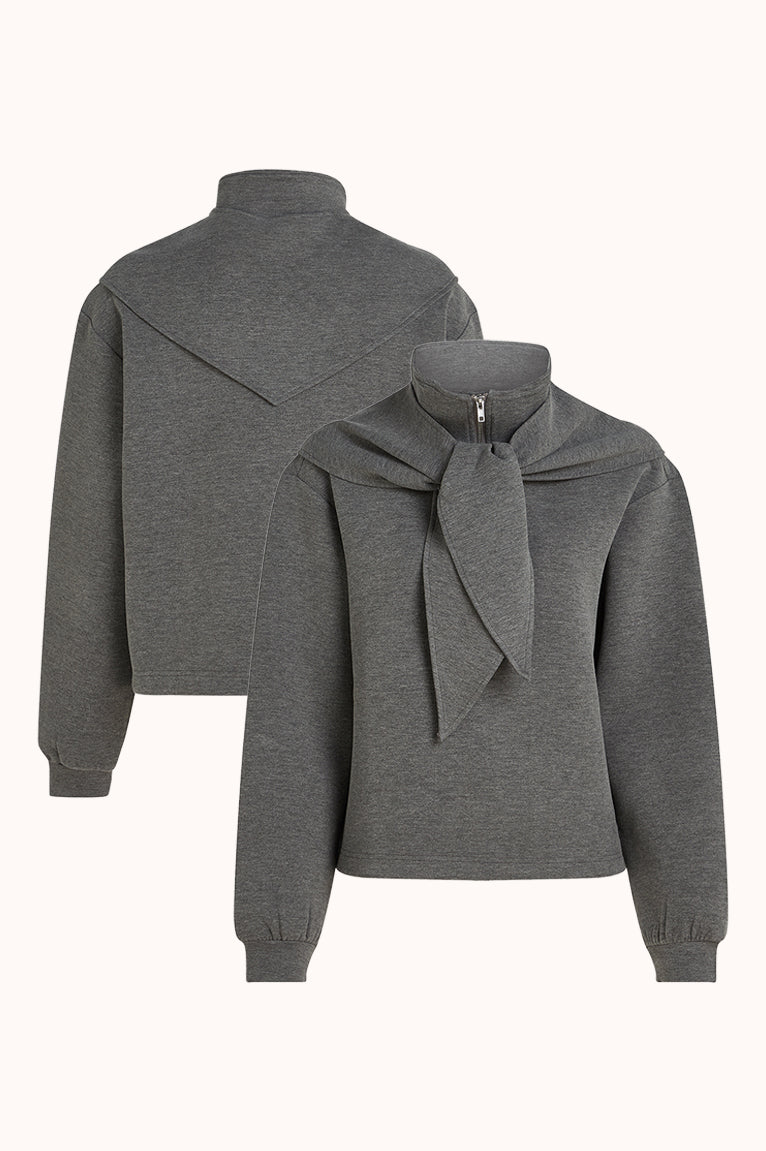 HILDE SWEAT -  Grey melange
