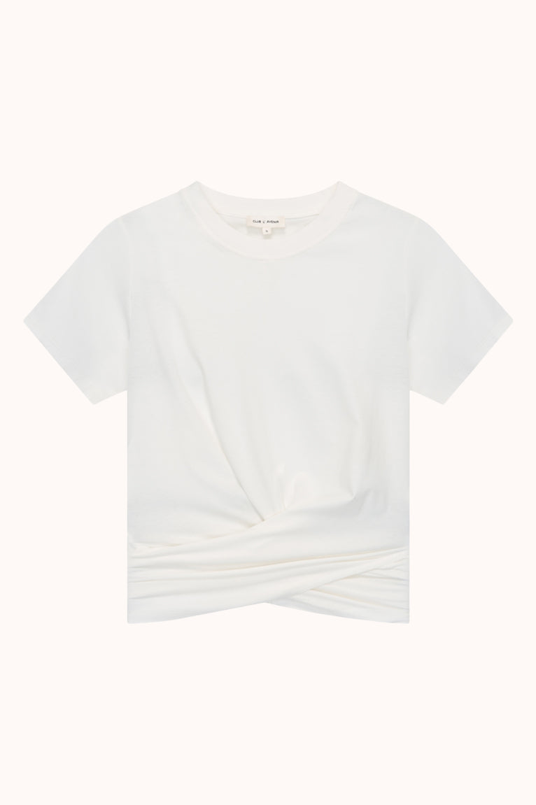 Hiliya'CL wrap tee - Wit