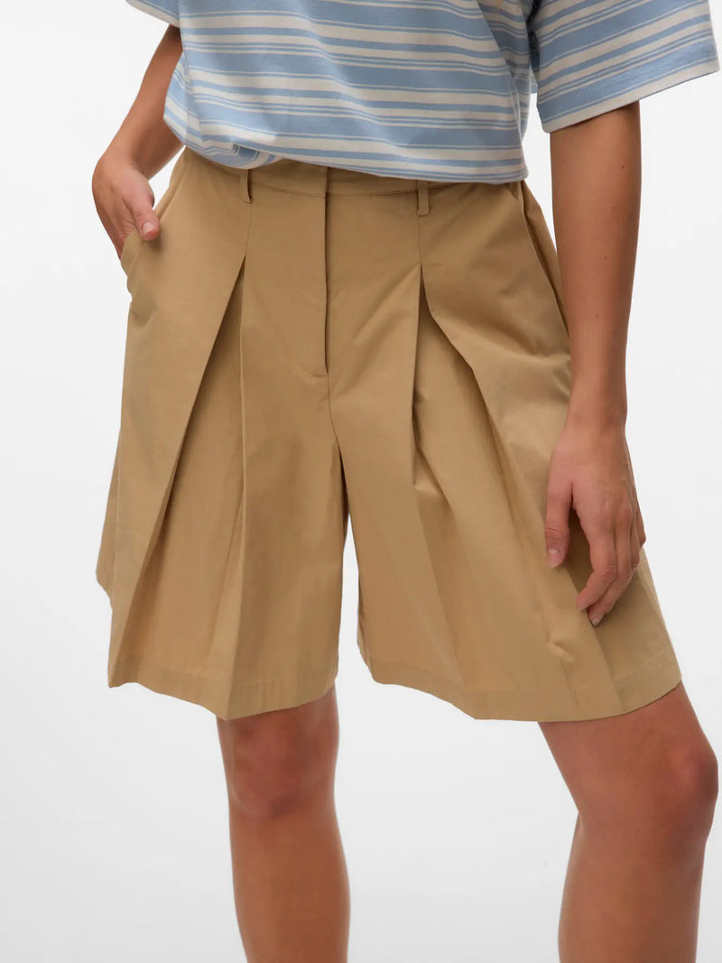 AWROSE HW LONG SHORTS - CURRY