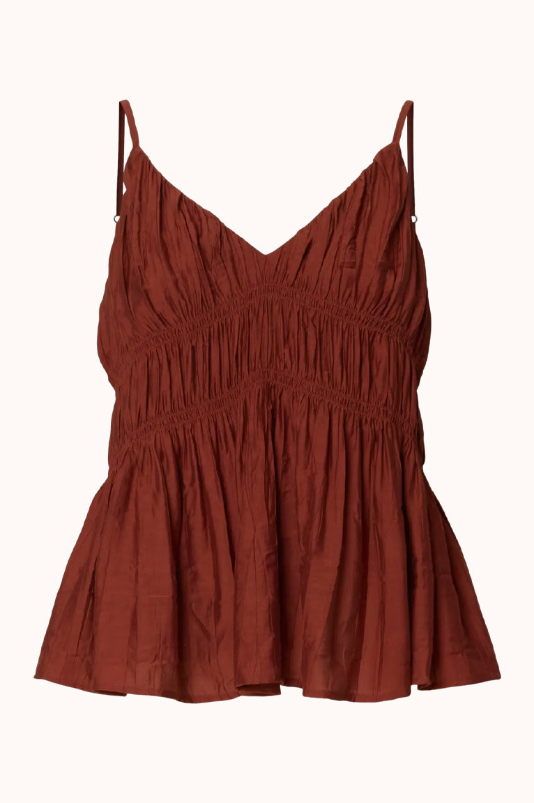 SLFJACKIE STRAP TOP  - Rood