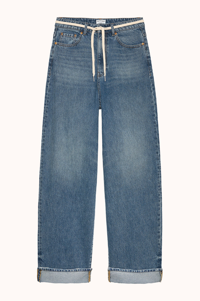 Baggy fit jeans - Medium Blue
