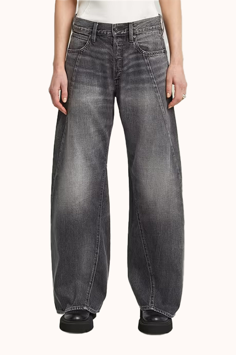 Contor Wide Jeans - Black denim