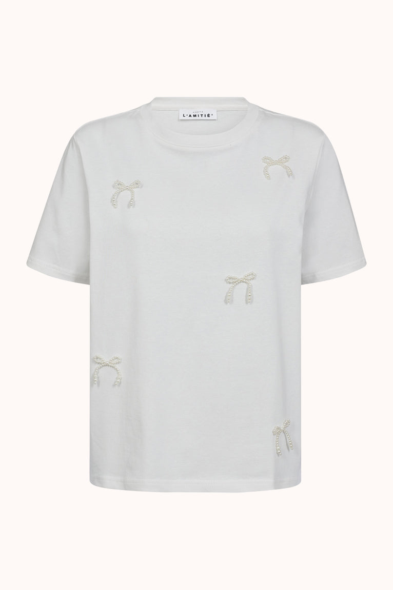 Pearl Bow Tee