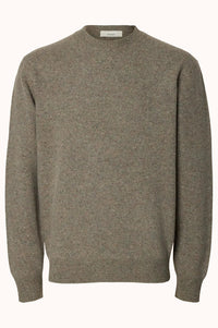 ANRRAGI LS KNIT WOOL CREW NECK