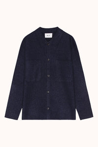Jonas Boiled Merino Wool Overshirt